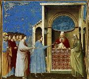 Giotto, The Bringing of the Rods to the Temple